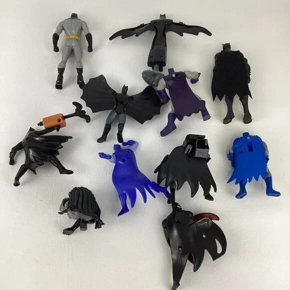 DC Comics Batman 11pc Figure Topper Lot Caped Crusader Gotham Fast Food Toys - Picture 7 of 8